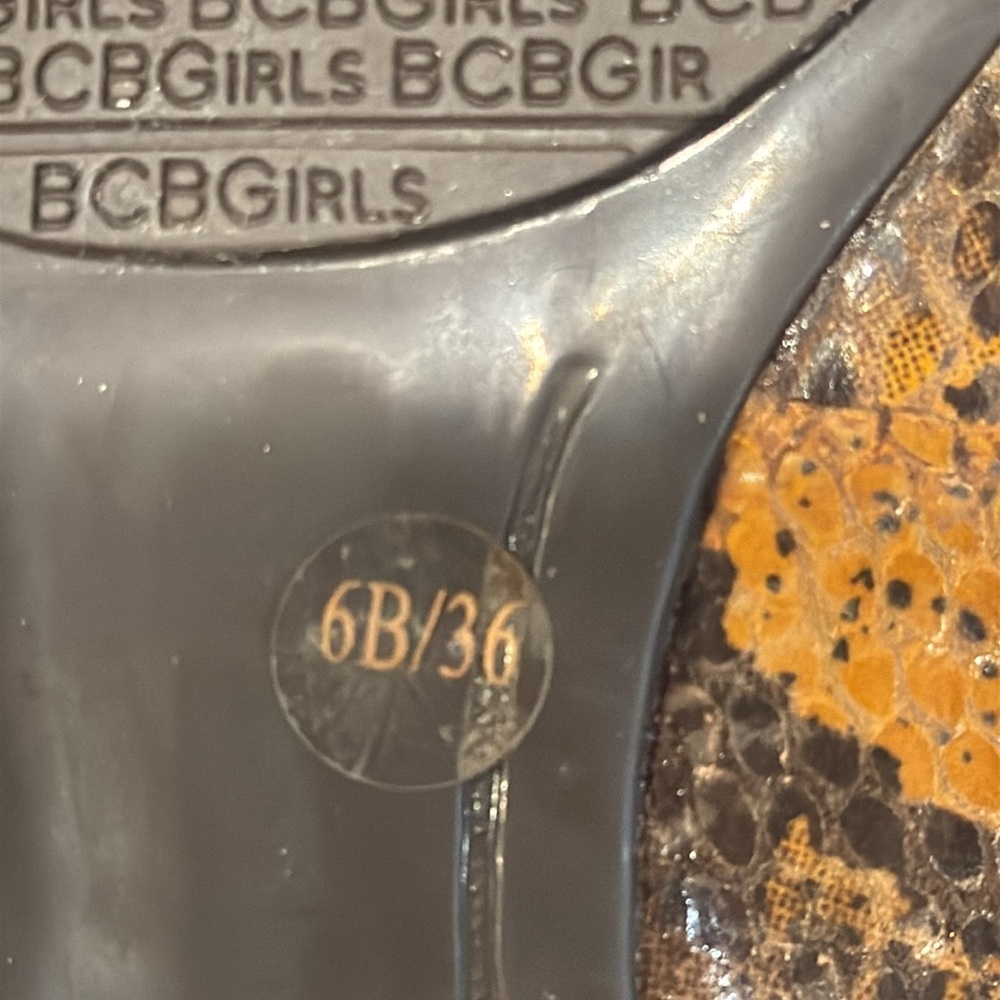 BCBGirls Snakeskin Buckle Flats - Picture 10 of 10